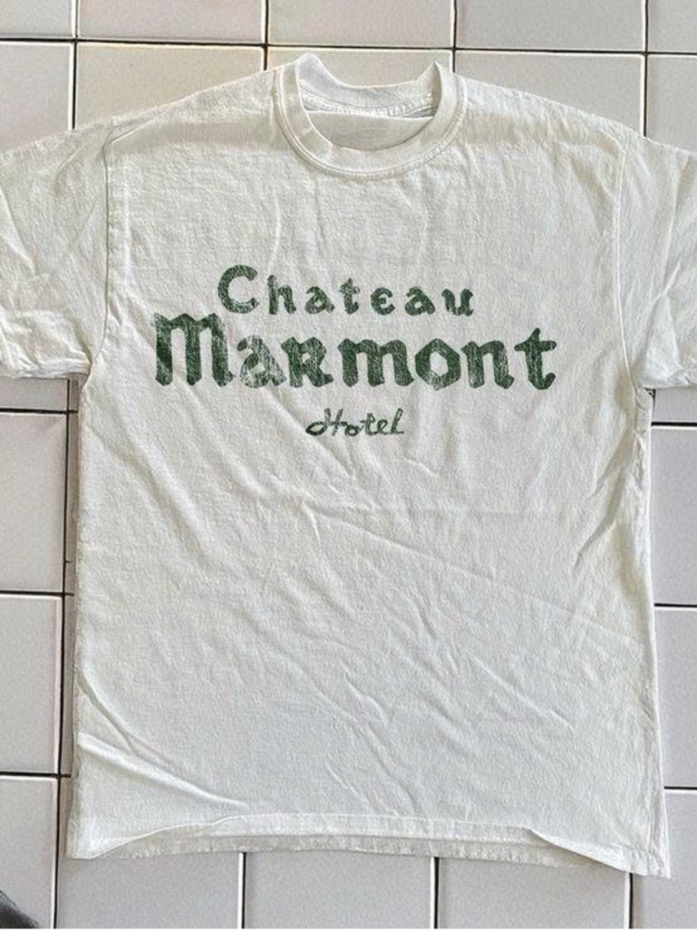 Chateau Marmount Hotel White Graphic T-Shirt